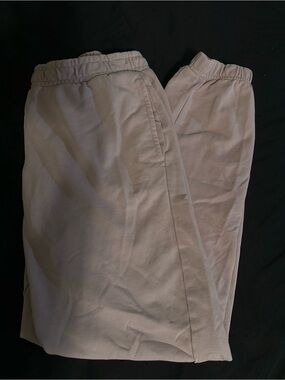 Gymshark Light Pink Sweatpants with Elastic Waist